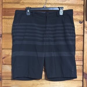 O'Neill Black Striped Boardshorts